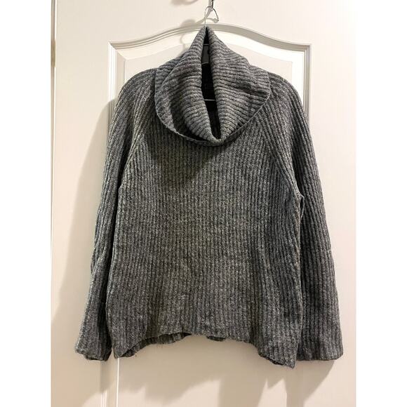 J. Crew Point Sur Ribbed Mohair Cowlneck Sweater - Picture 2 of 9